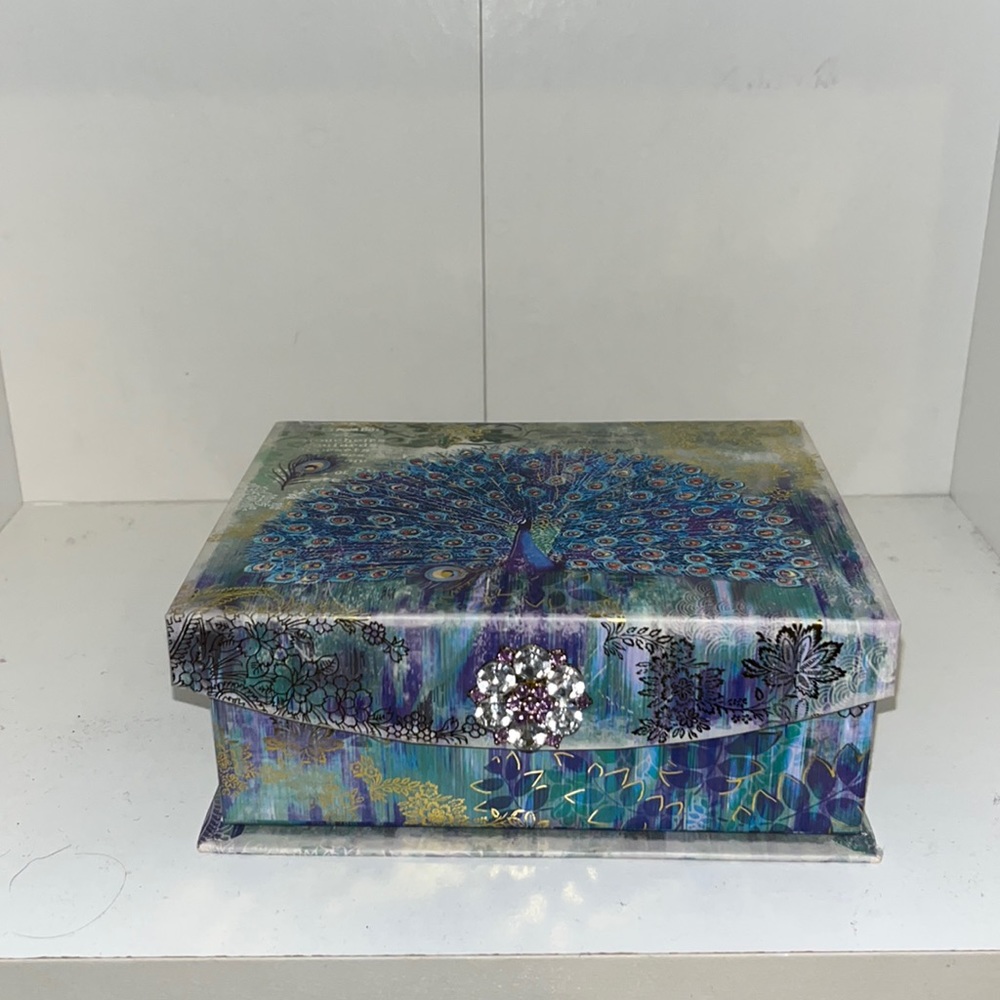 Peacock Storage Box